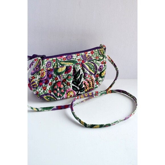 2011 Vera Bradley Viva La Vera Pleated Front Mini Shoulder Bag EUC - Picture 6 of 16